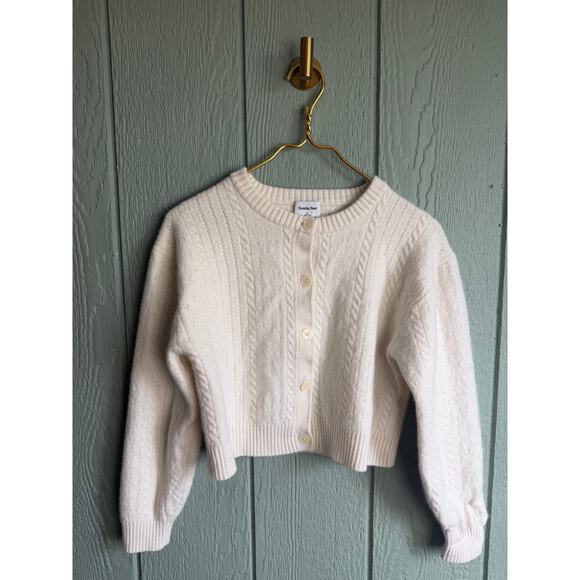 Sunday Best Aritzia Wool Cardigan, XL - Picture 1 of 7